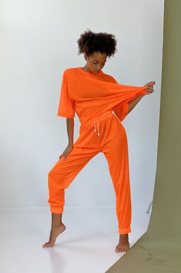 Buy JOGGERS, collection MESH, Grid Orange, XS (ME014-OR-XS) - Price: €67.5 from BERLOUS